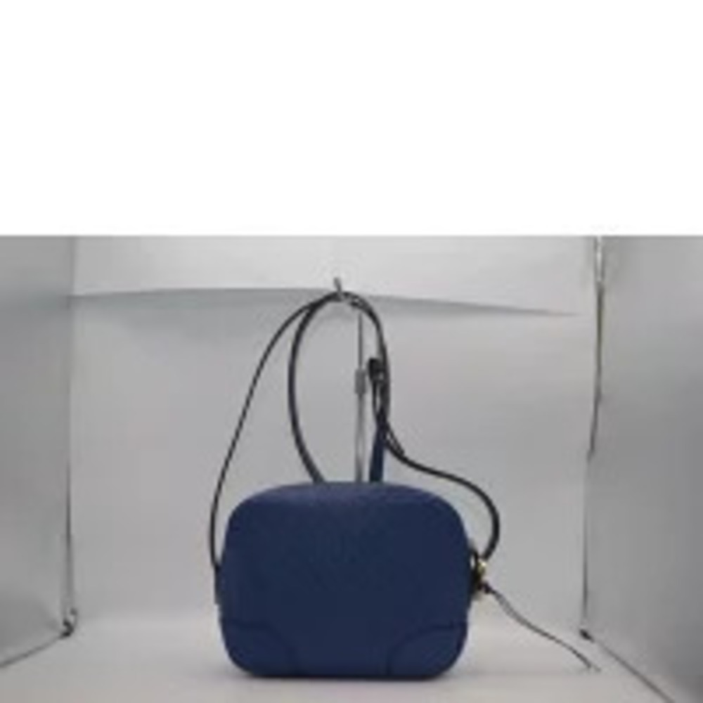 Gucci ssima SA Shoulder Bag Leather Blue